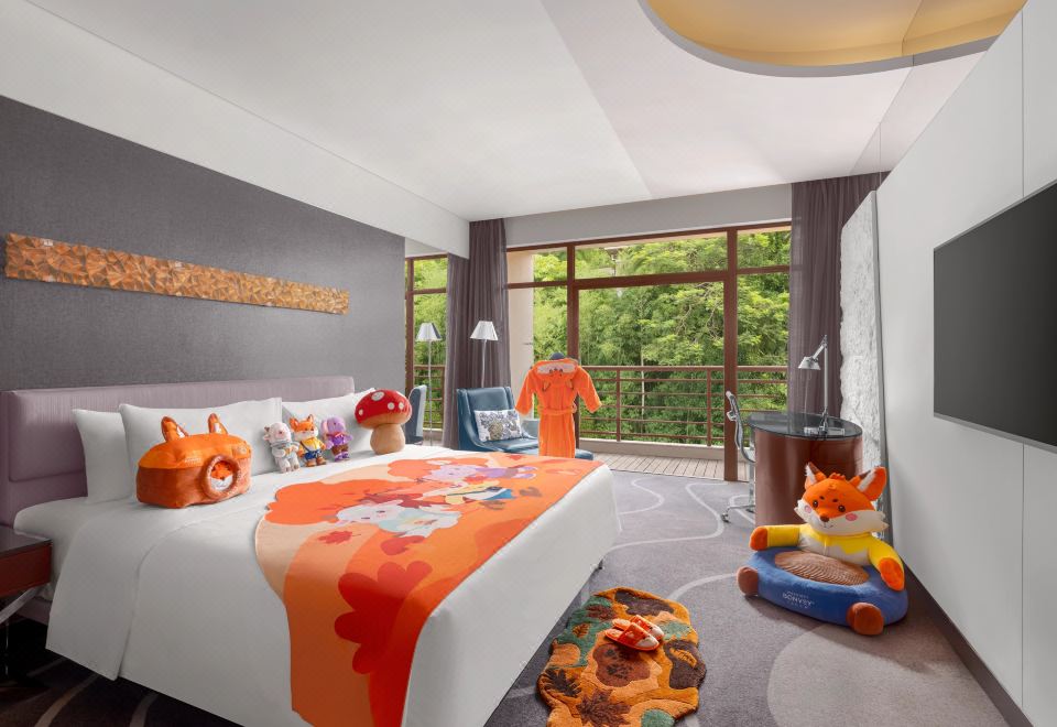 豪友团亲子阳台大床房