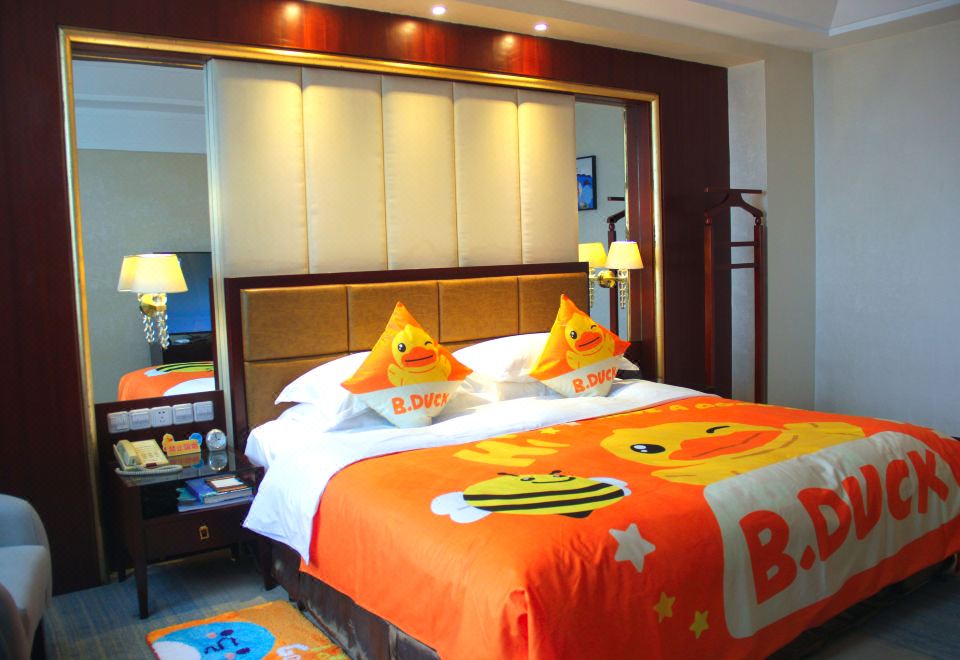 小黄鸭主题亲子套房
