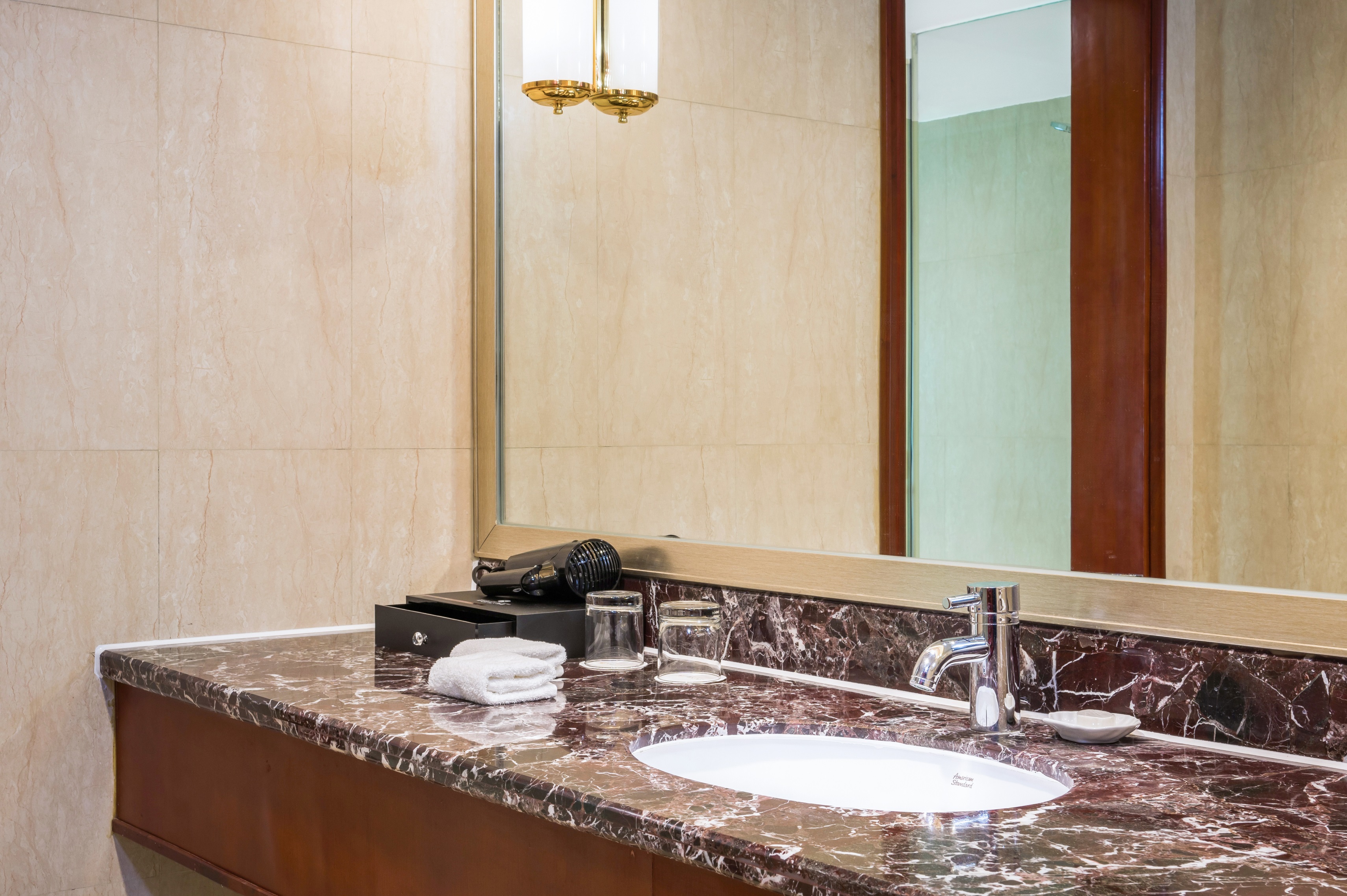 高級雙床房 中庭花園