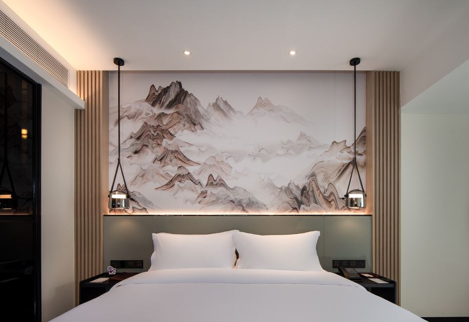 雅痞山居大床房丨浴缸