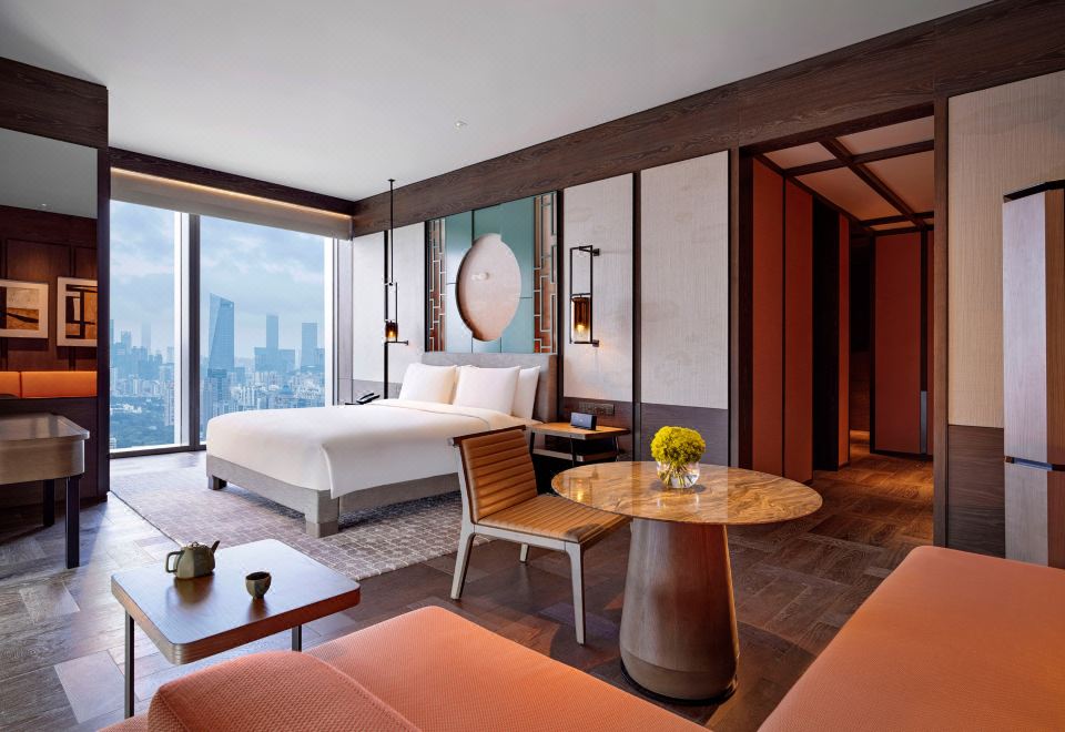 豪华大床间「180°沉浸城市美景」