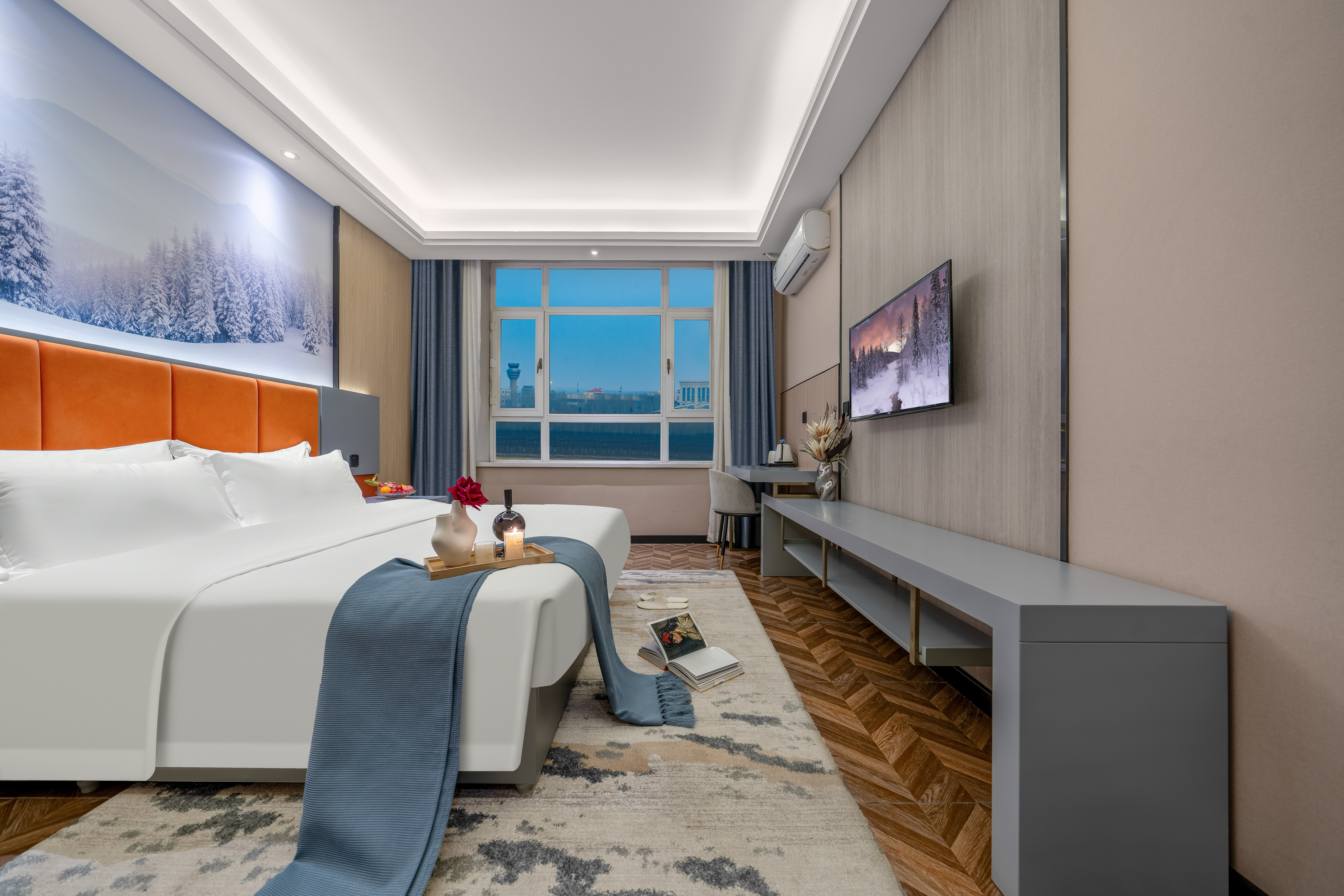 雅致大床房【智能马桶+零压记忆棉床垫+腿足按摩器】