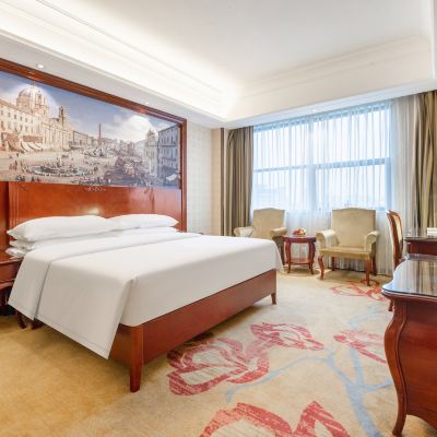 豪華雙床房（商務辦公桌+會客茶具+俯閲廣場公園） 維也納國際酒店（鹿寨店）優惠
