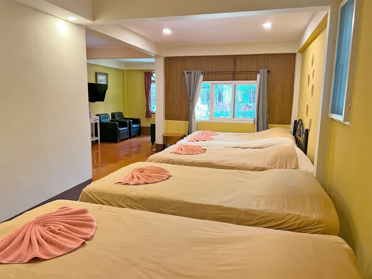 ห้องพักสำหรับครอบครัว 5 ท่าน