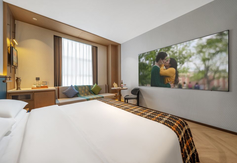 Wanfei International HotelCheers Feile Audio-Visual Double Bed Room