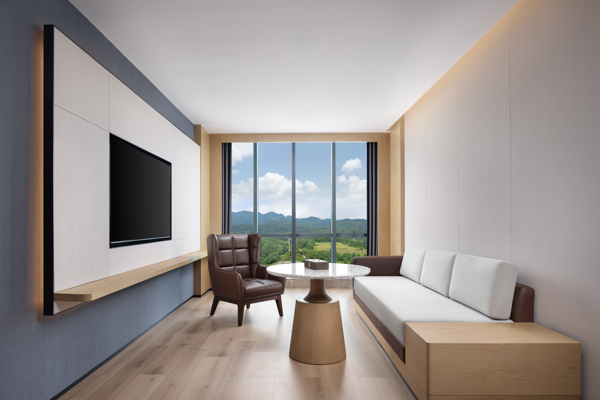 至尊大套房|舒适空间+双卧室+超大客厅+胶囊coffee机