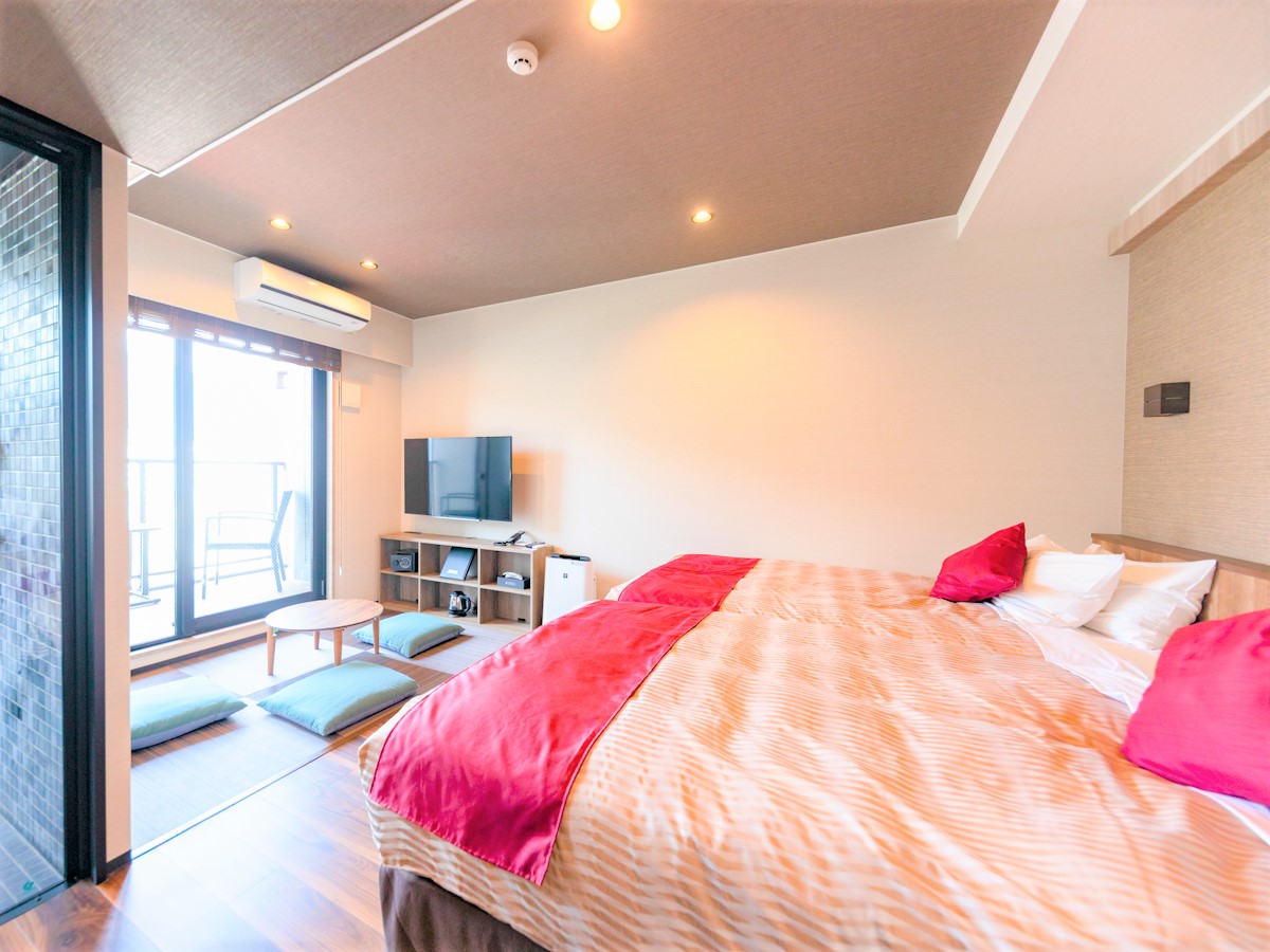 LiVEMAX RESORT ATAMI SEA FRONT【西式现代豪华日西合璧房】28㎡+私人露台10㎡信乐露天浴池 可吸烟