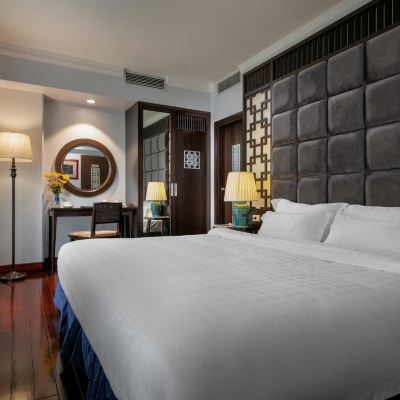 街景精緻雙人套房（帶陽台） Hotel du Lac Hanoi優惠