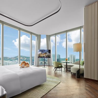 美高梅270度城際全景大床房 青島美高梅飯店優惠