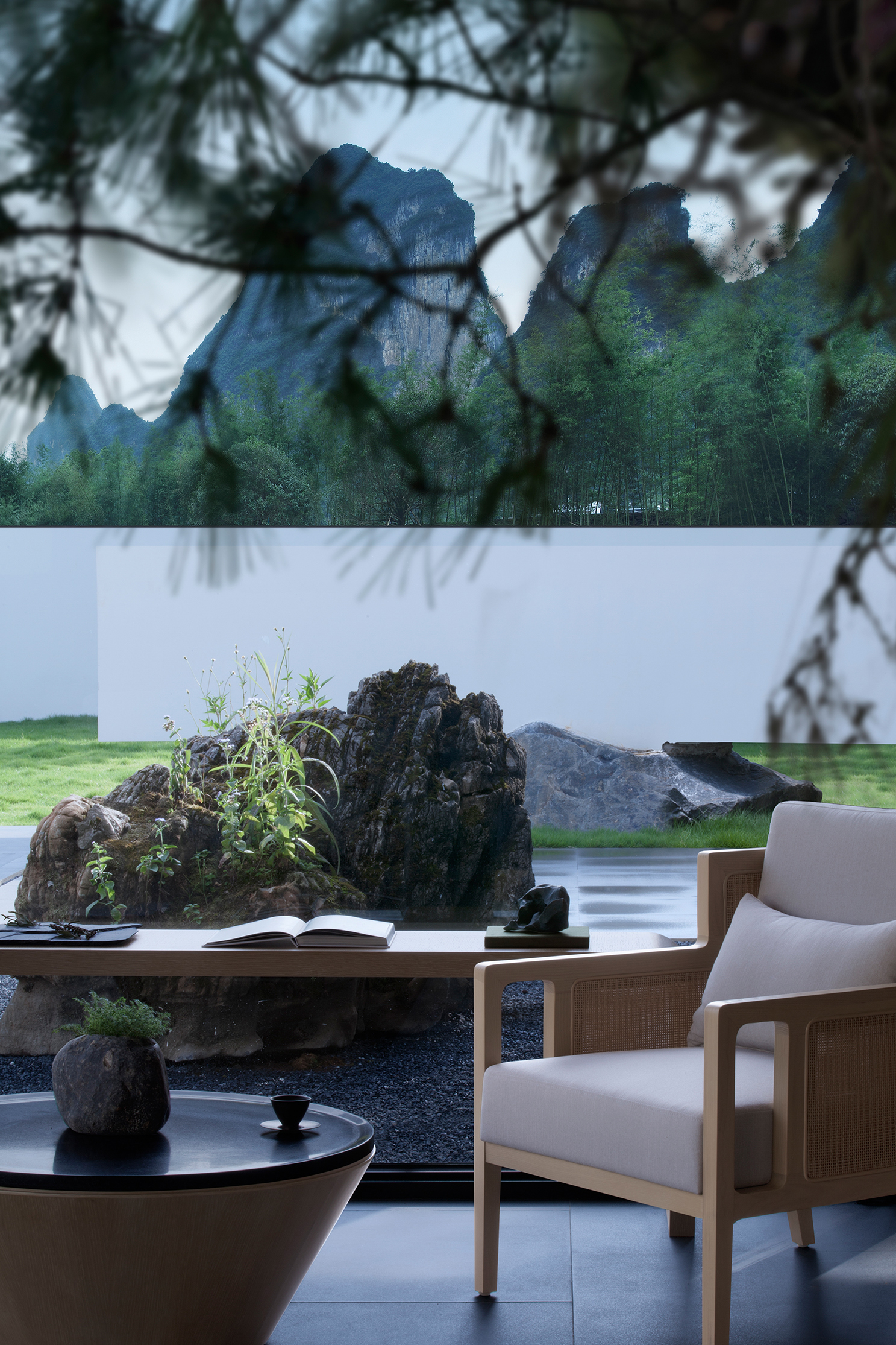 山景阳台大床房-饱览桂林山水甲天下景观+看夕阳晚霞