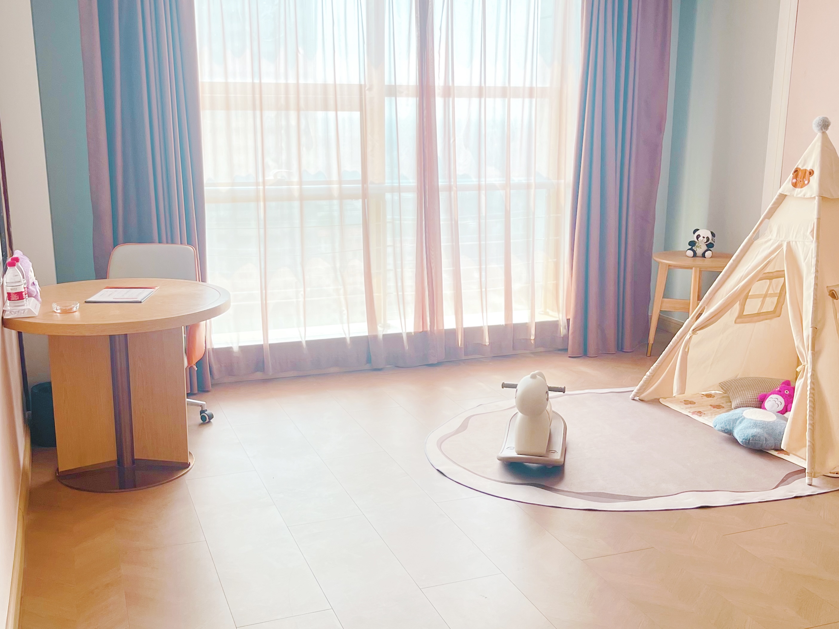 家庭套房【巨幕投影+小童读书+露营帐篷+落地窗】