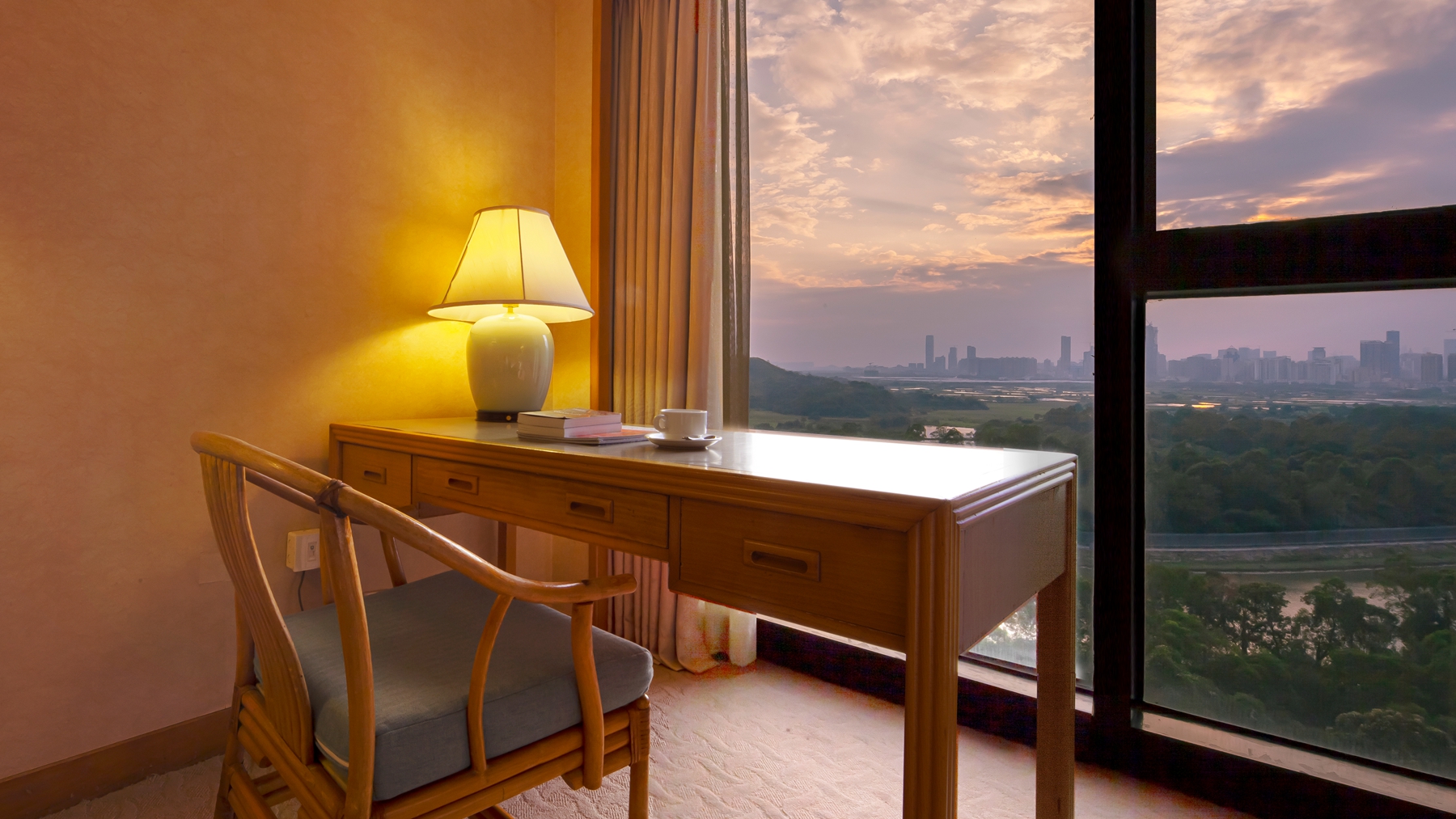 河景高級雙床房