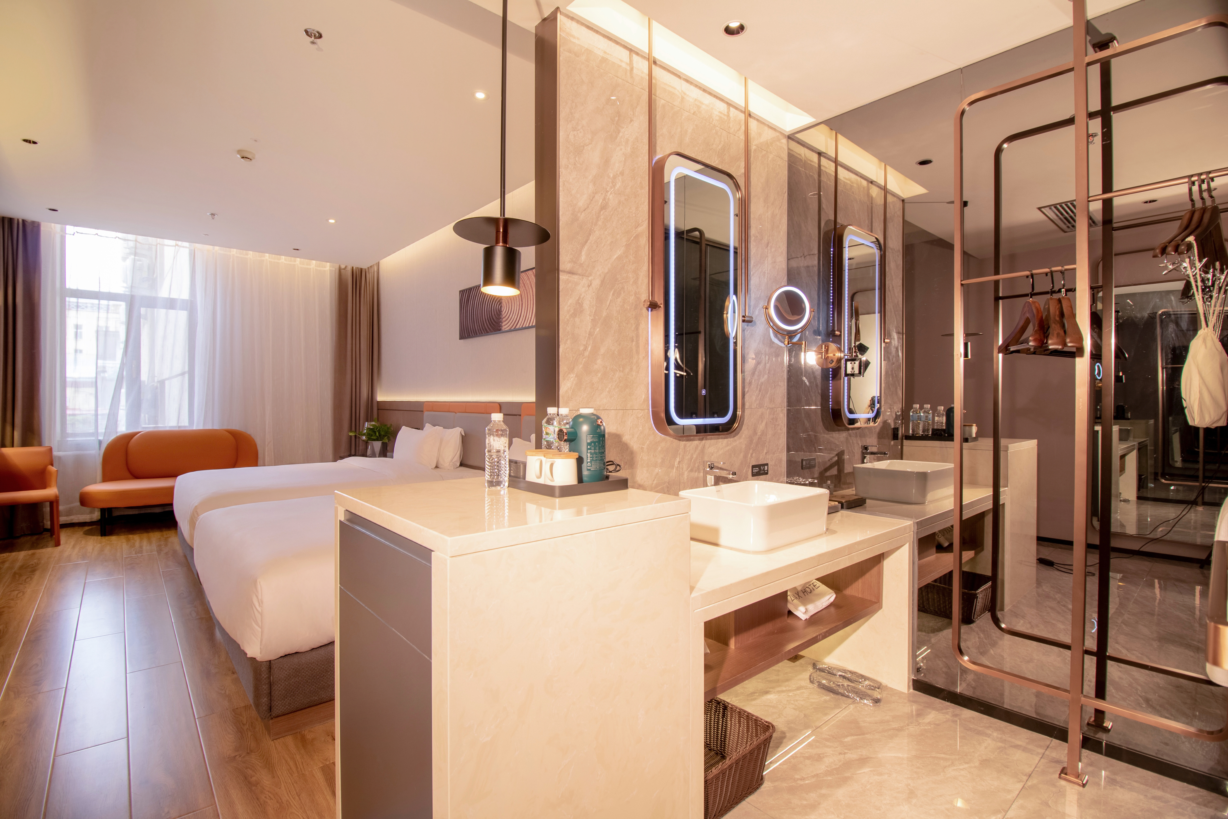 ZMAX Manxi Hotel (Harbin Central Street Sophia Church Store)两张床 MAX