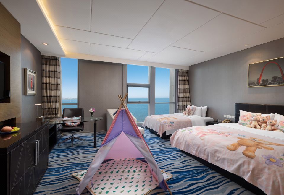 【跨年夜】海景主題家庭雙床房