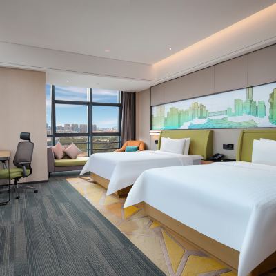 豪華商務雙床房（美國舒達床墊+城市景觀） 深圳龍華清湖希爾頓歡朋飯店優惠