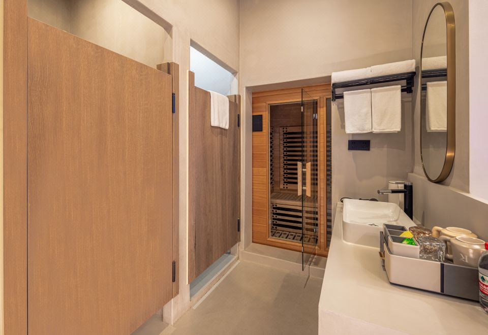 泳池汗蒸雙床房