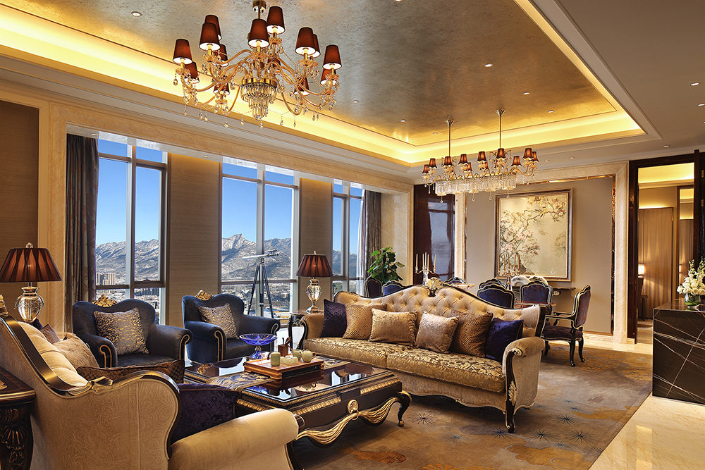 Wanda Realm Tai'an总统套房（直麪泰山+奢享空间+独立乾湿蒸+按摩浴缸）