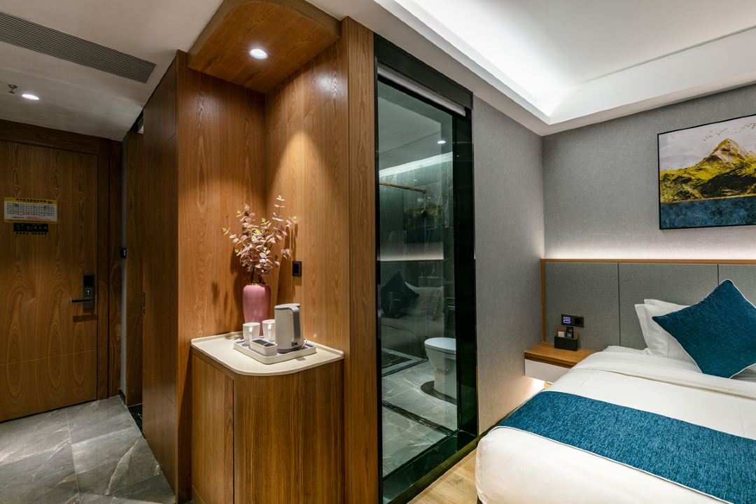 Pu'er Yuejing Hotel (Tea City Simao Airport Center)悦·精选双床房-品质舒睡+慕斯床垫