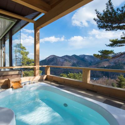 【天然温泉露天風呂付】デラックスコテージ（禁煙） ホテルアンビエント安曇野コテージ クーポン