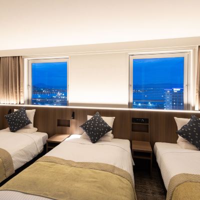 天空三人房 禁菸 FLEXSTAY INN 函館站前優惠