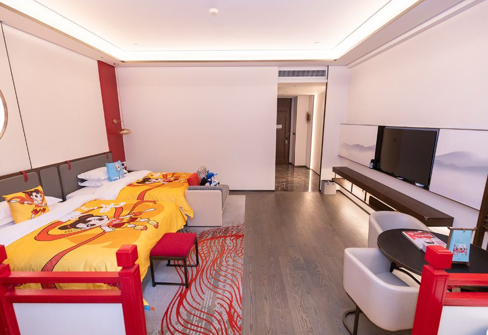 行政温泉亲子四床房（带上下铺）