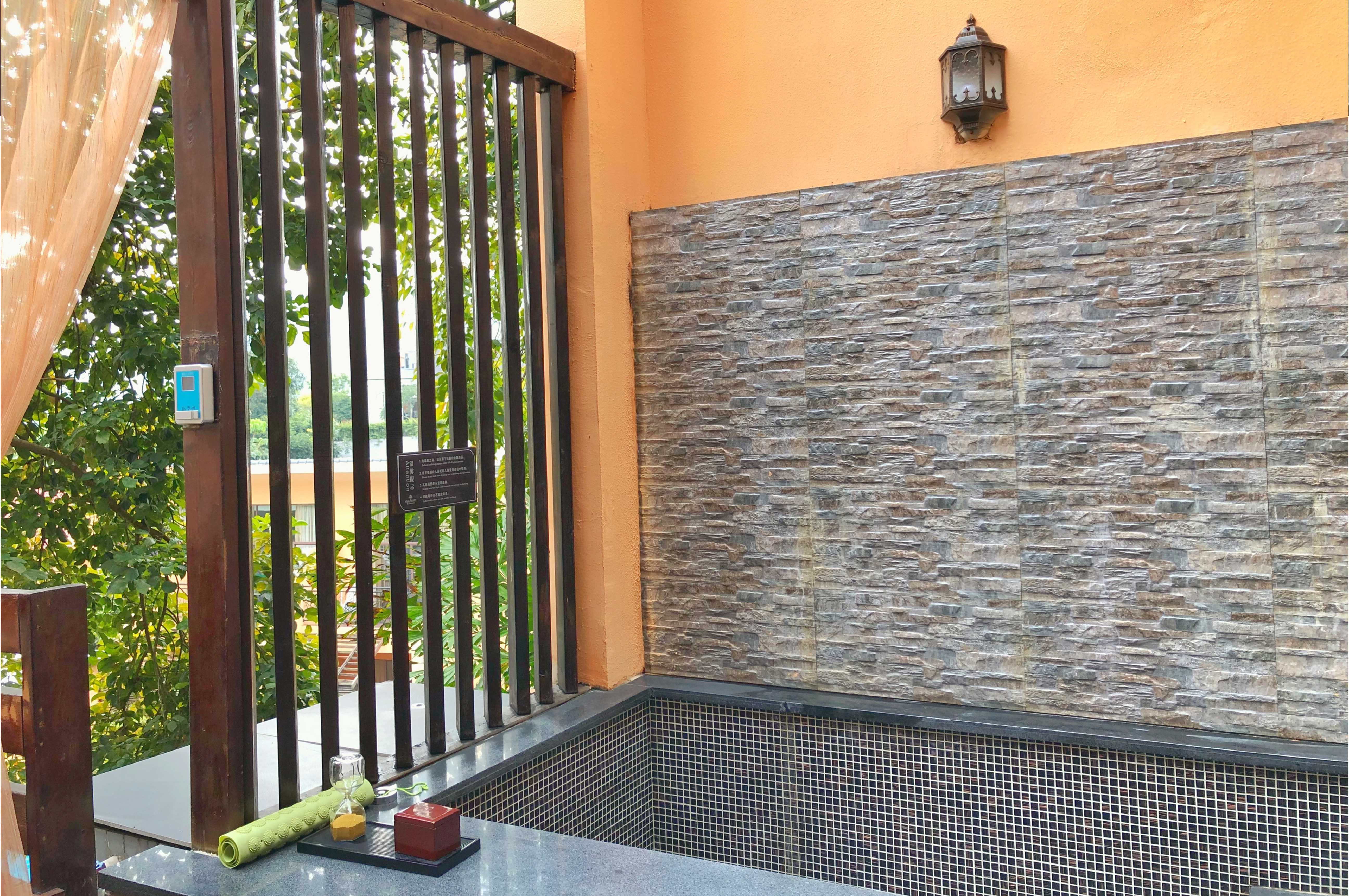 半山别墅花园双床房|独立温泉池