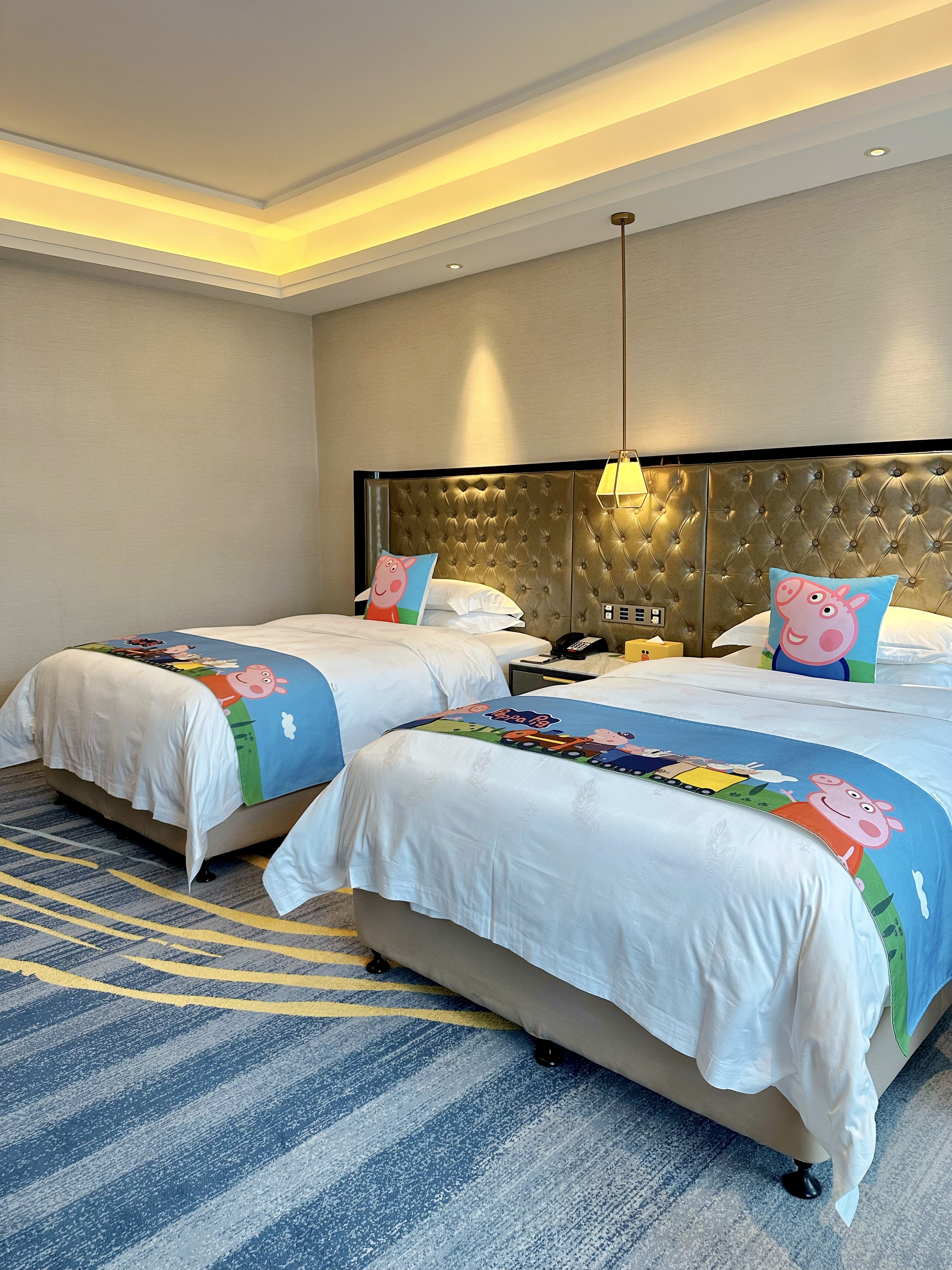 童趣.甜蜜亲子房（静谧双床+主题小童单床+天猫精灵）