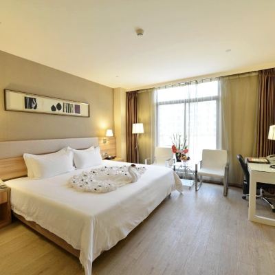 商務大床房-明窗 大億頤豪飯店（廈門高崎機場萬達鷺港店）優惠