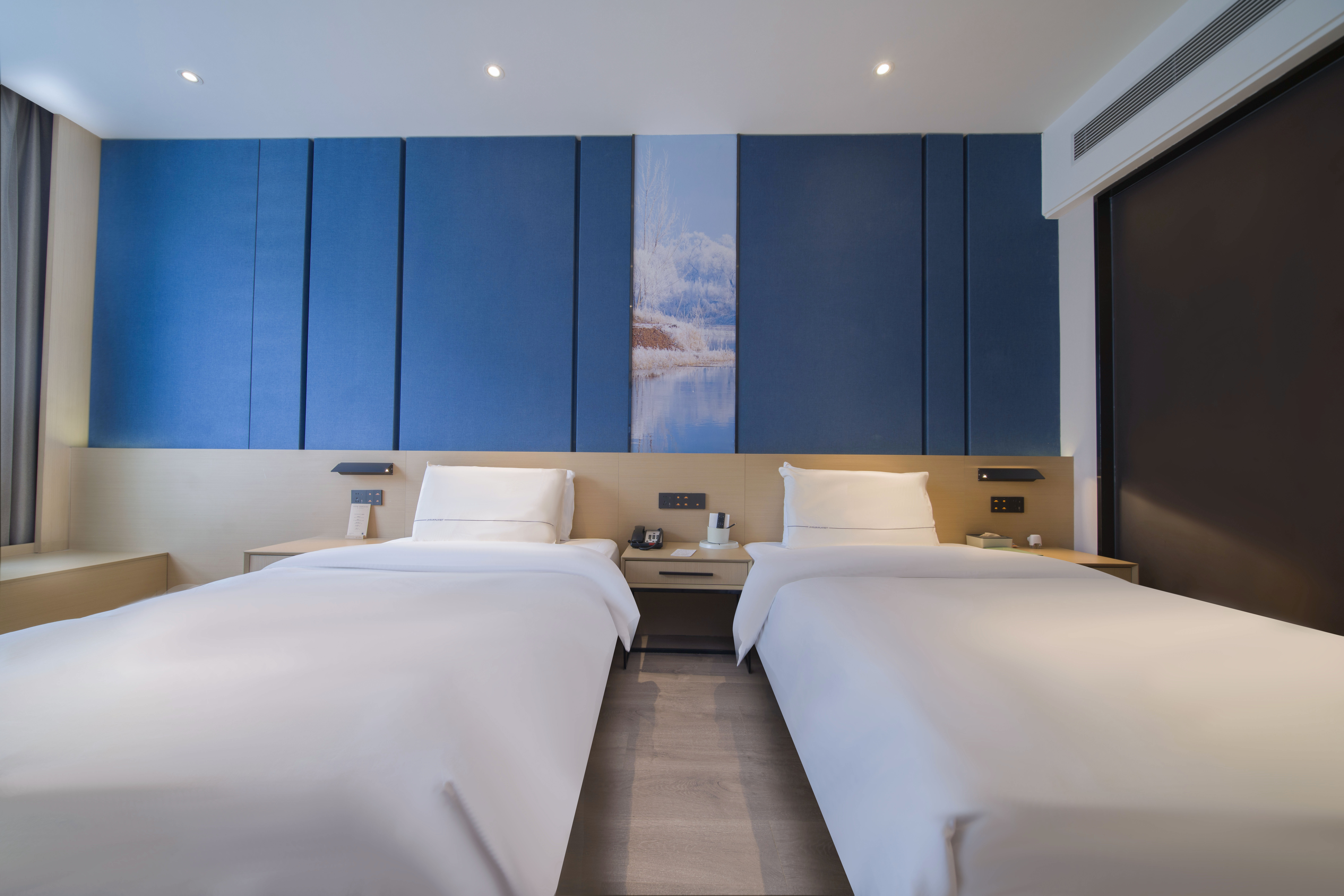 高级双床房（65寸4K投屏+裸棉床品+智能马桶）