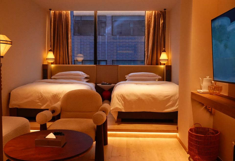 禧悦高级双床房（科勒衞浴+巴尔曼洗护+鹅绒床品）