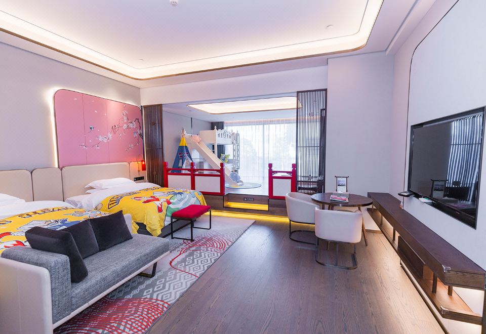 行政温泉亲子四床房（带上下铺）