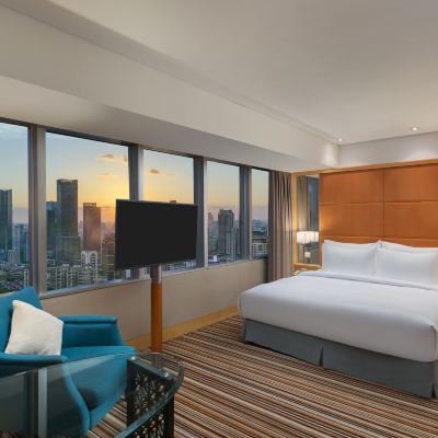 豪華景觀大床房 上海新錦江大飯店優惠