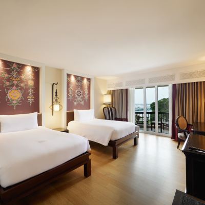 海景豪華雙床房 芭達雅暹羅海岸飯店優惠