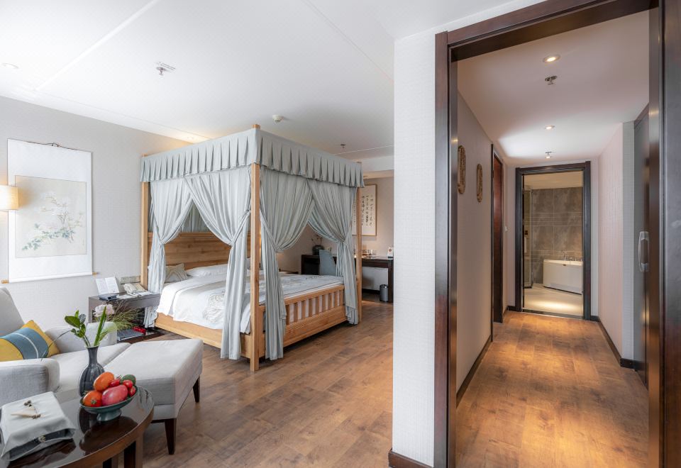 欸乃山水花園古琴主題房（冰箱+古琴+詩意空間）