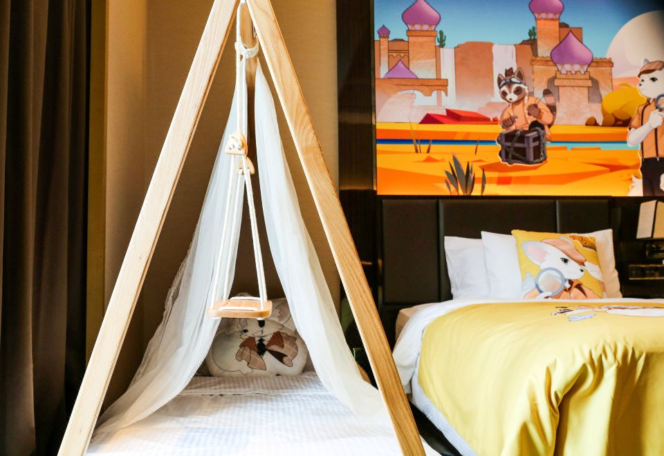 神探邁克狐探秘?親子雙床房（劇本游戲+小童帳篷床）