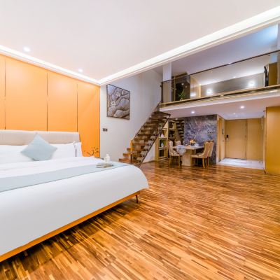 城景複式雙床套房（私廚冰箱+洗烘一體機） 喜運服務公寓（廣州塔珠江新城店）優惠