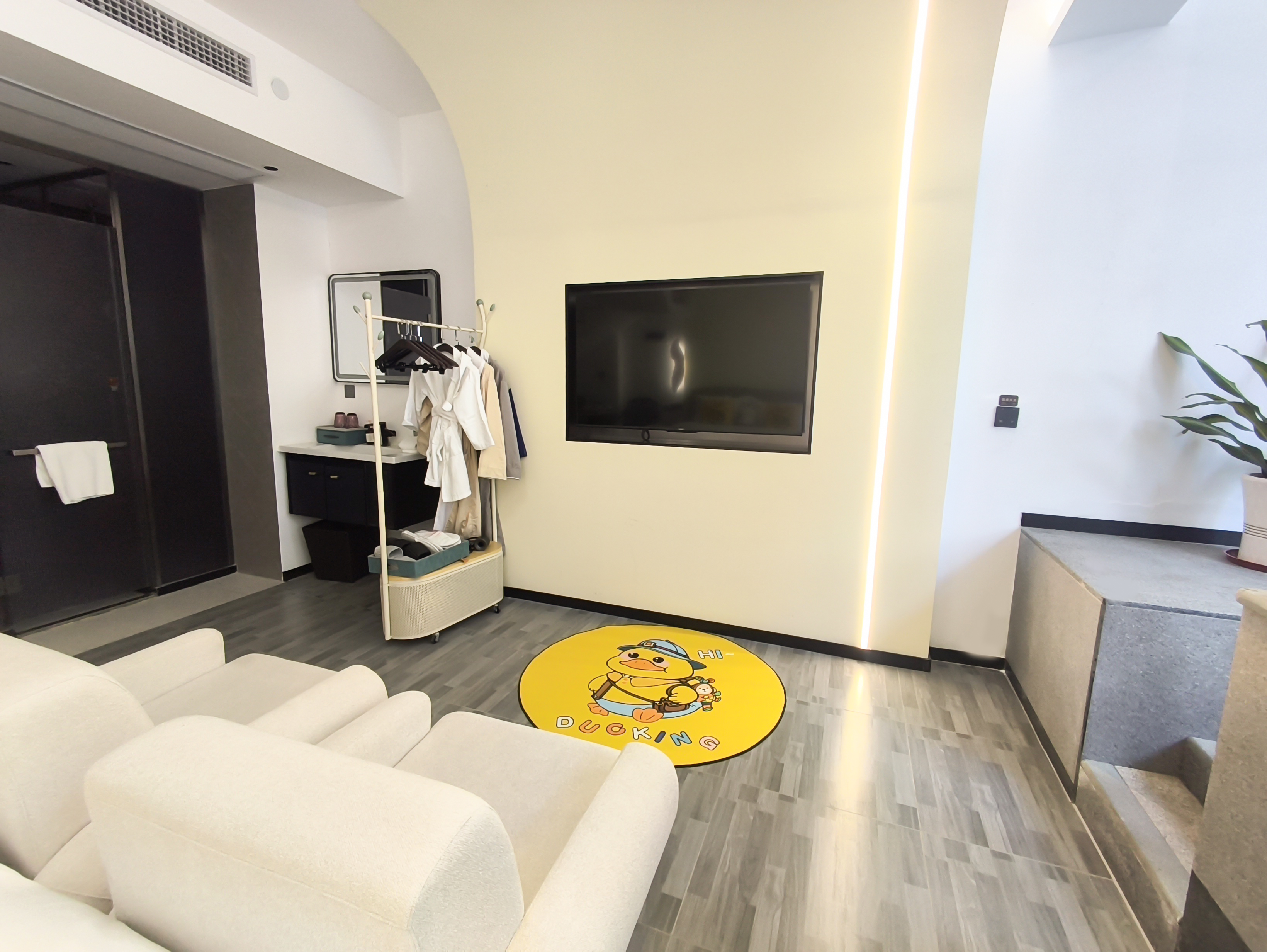 复式亲子直通漂流河房（独立泡池）