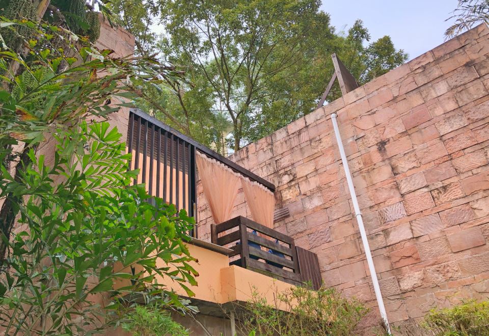 半山别墅花园大床房|独立温泉池