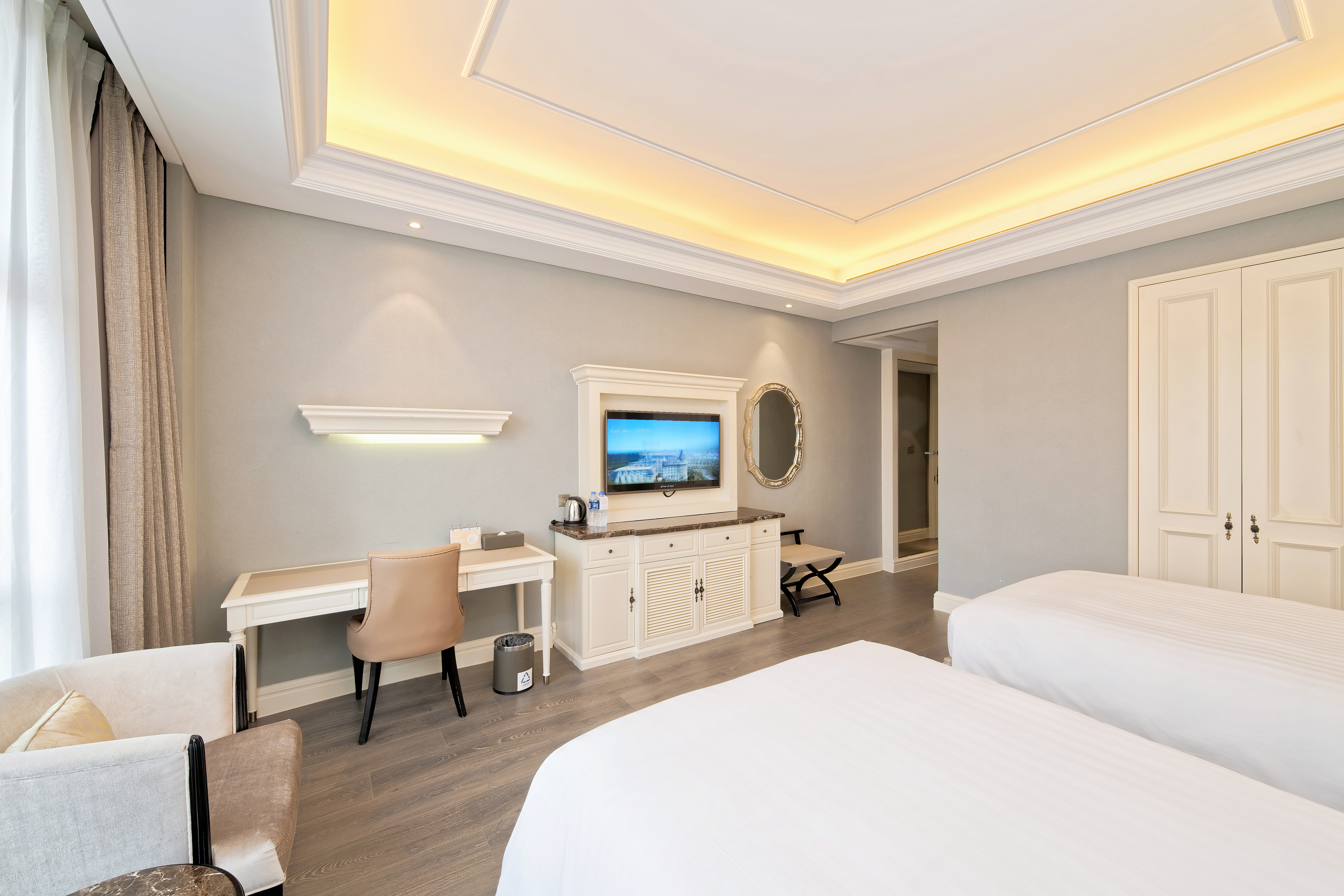 豪華景觀雙床房