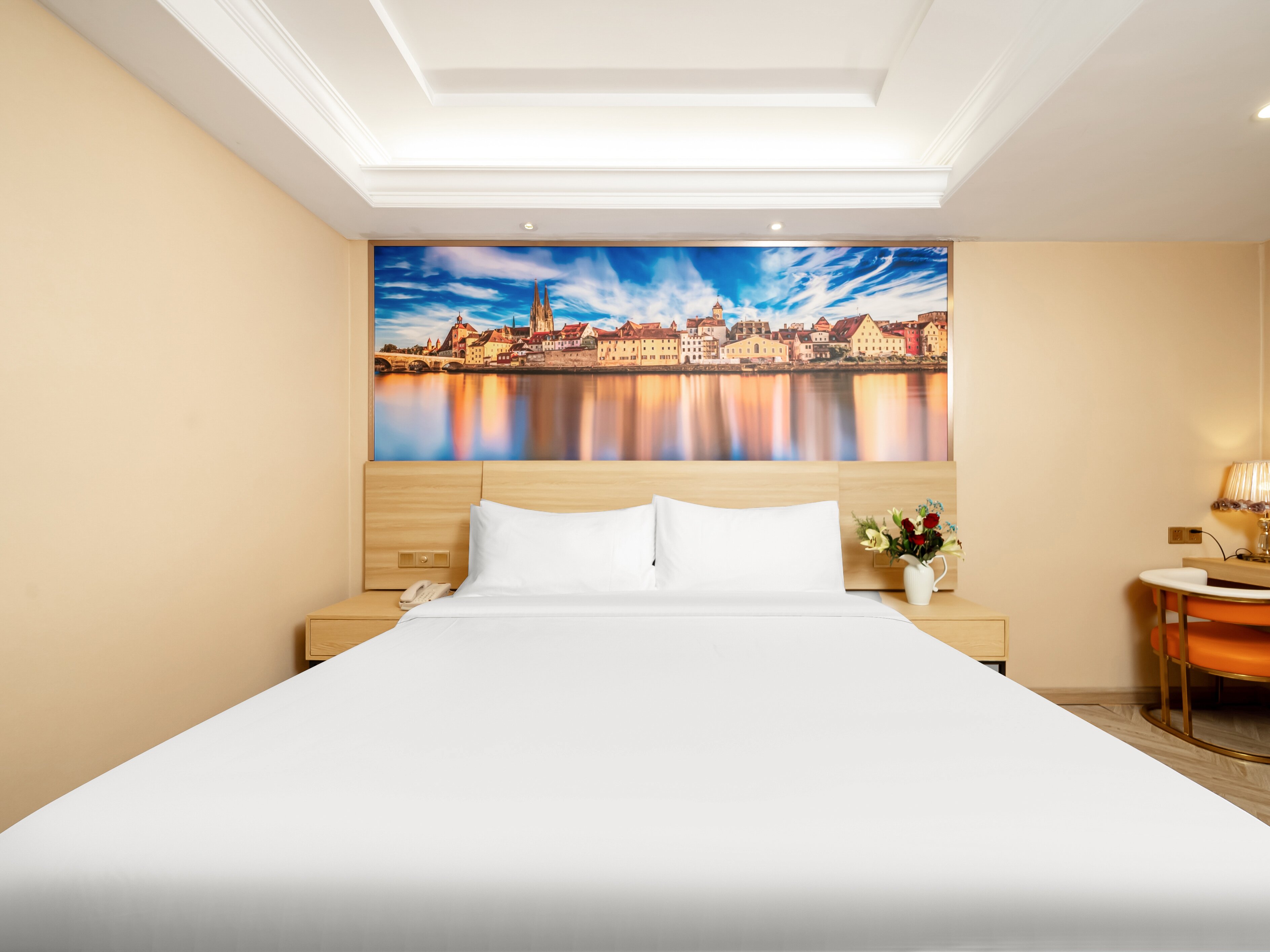 Vienna Hotel (Shanghai Jing'an Gaoping Road)影音大床房（新版巨幕投影）