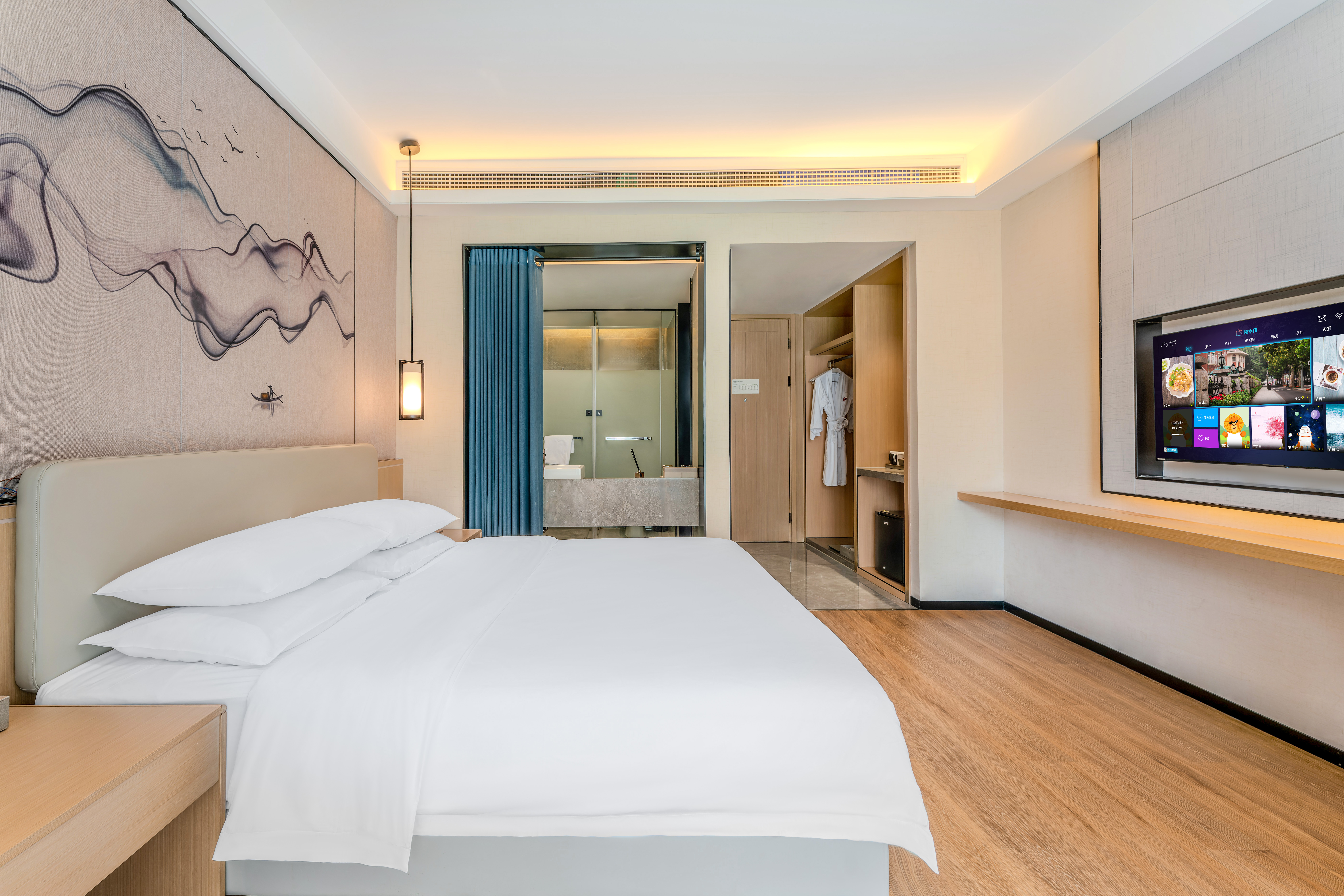 曼享舒适大床房（阳光露台）