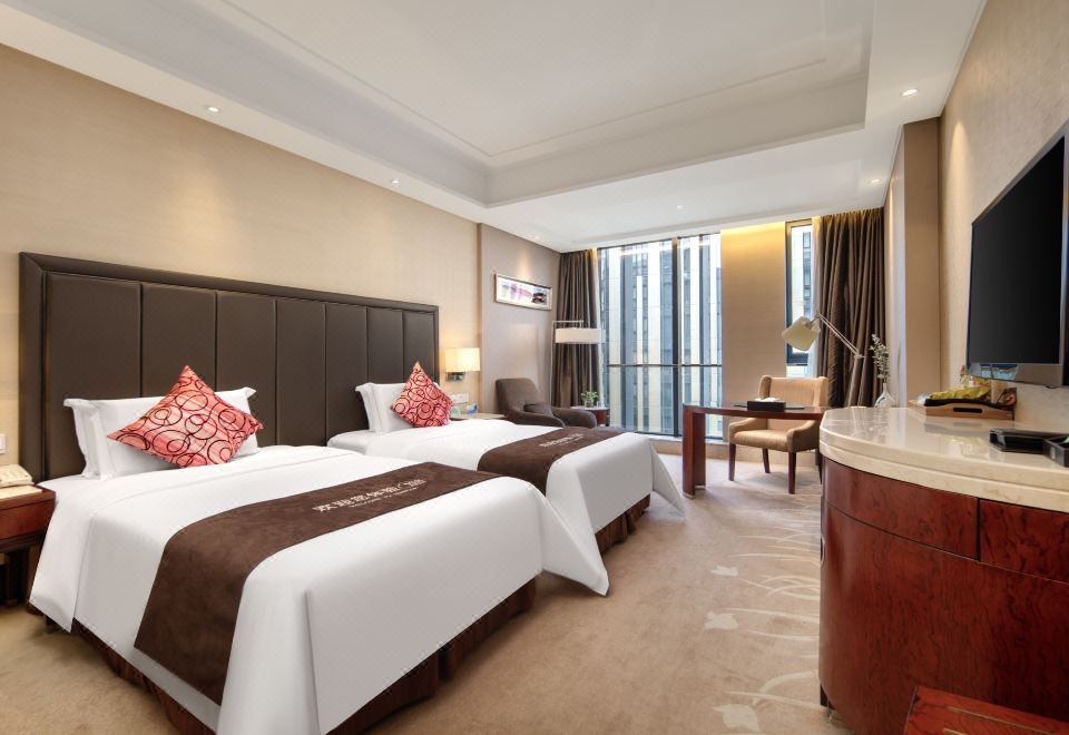 梦百合零压双床房（带0压床垫+记忆枕）