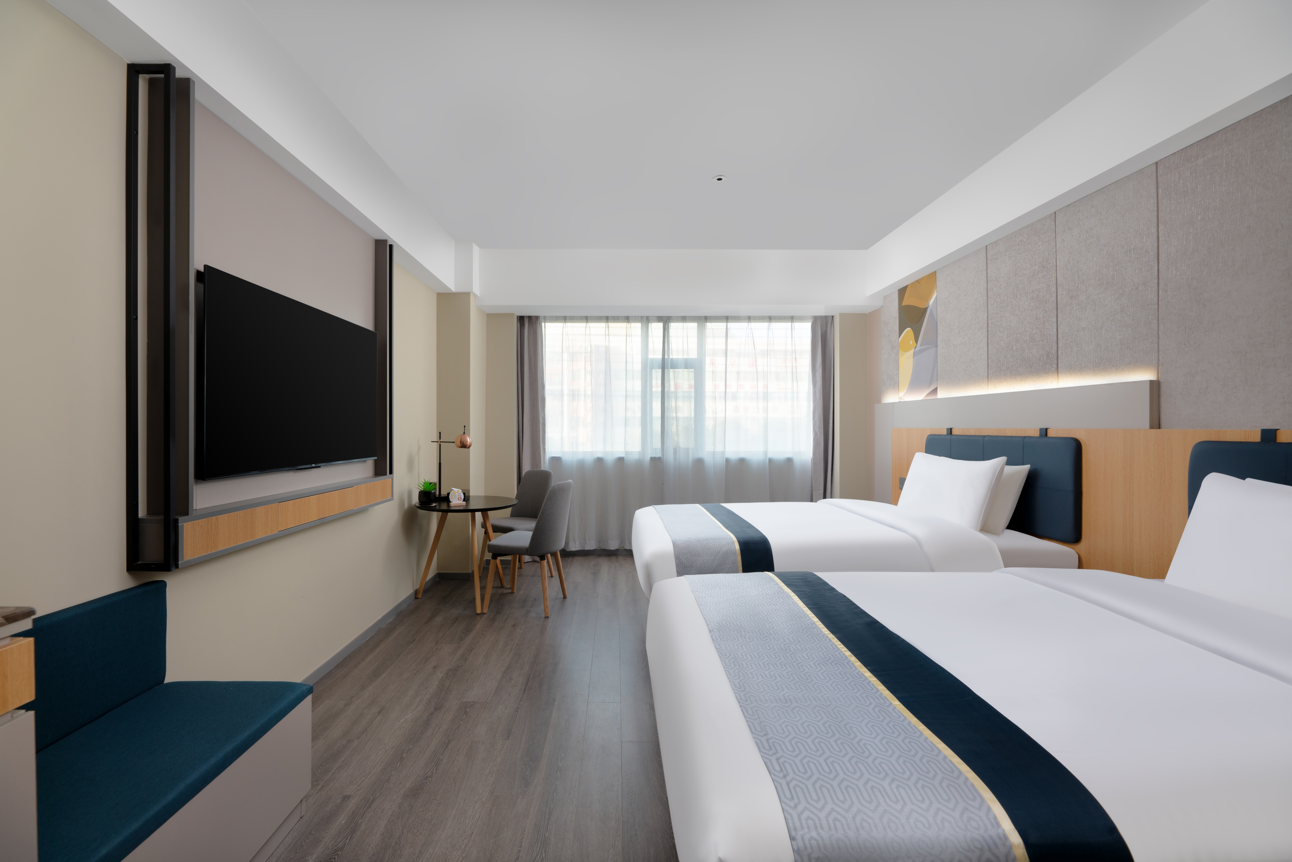 高级双床房（智能客控+梦百合零压床垫）