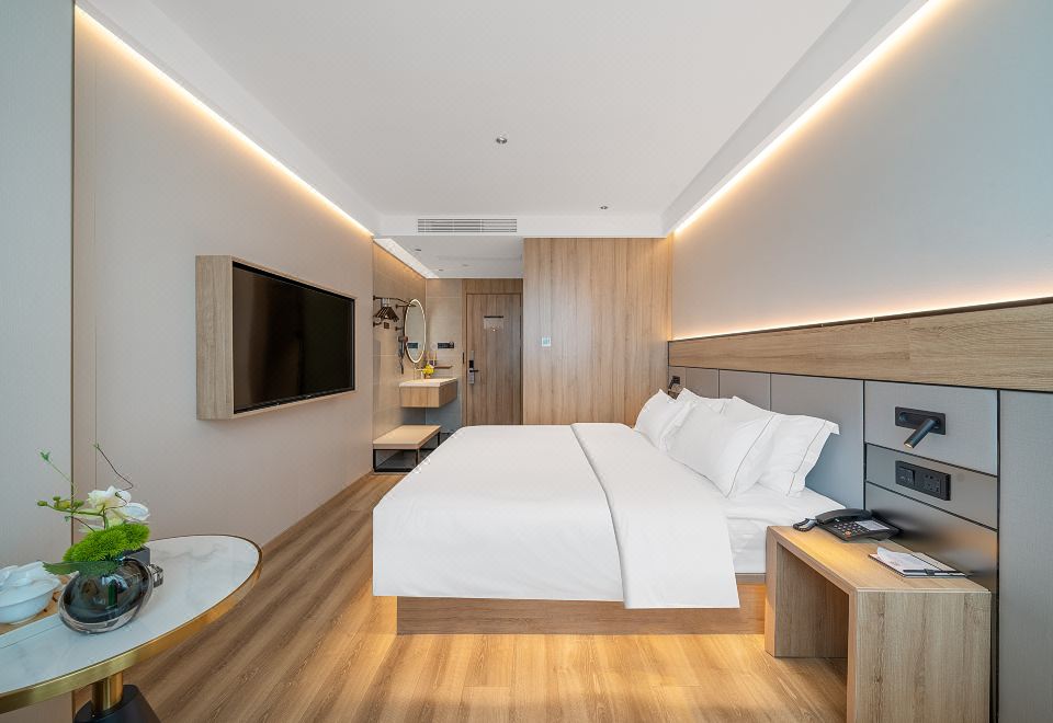 几木大床房（办公优选+明亮通透+手机投屏）