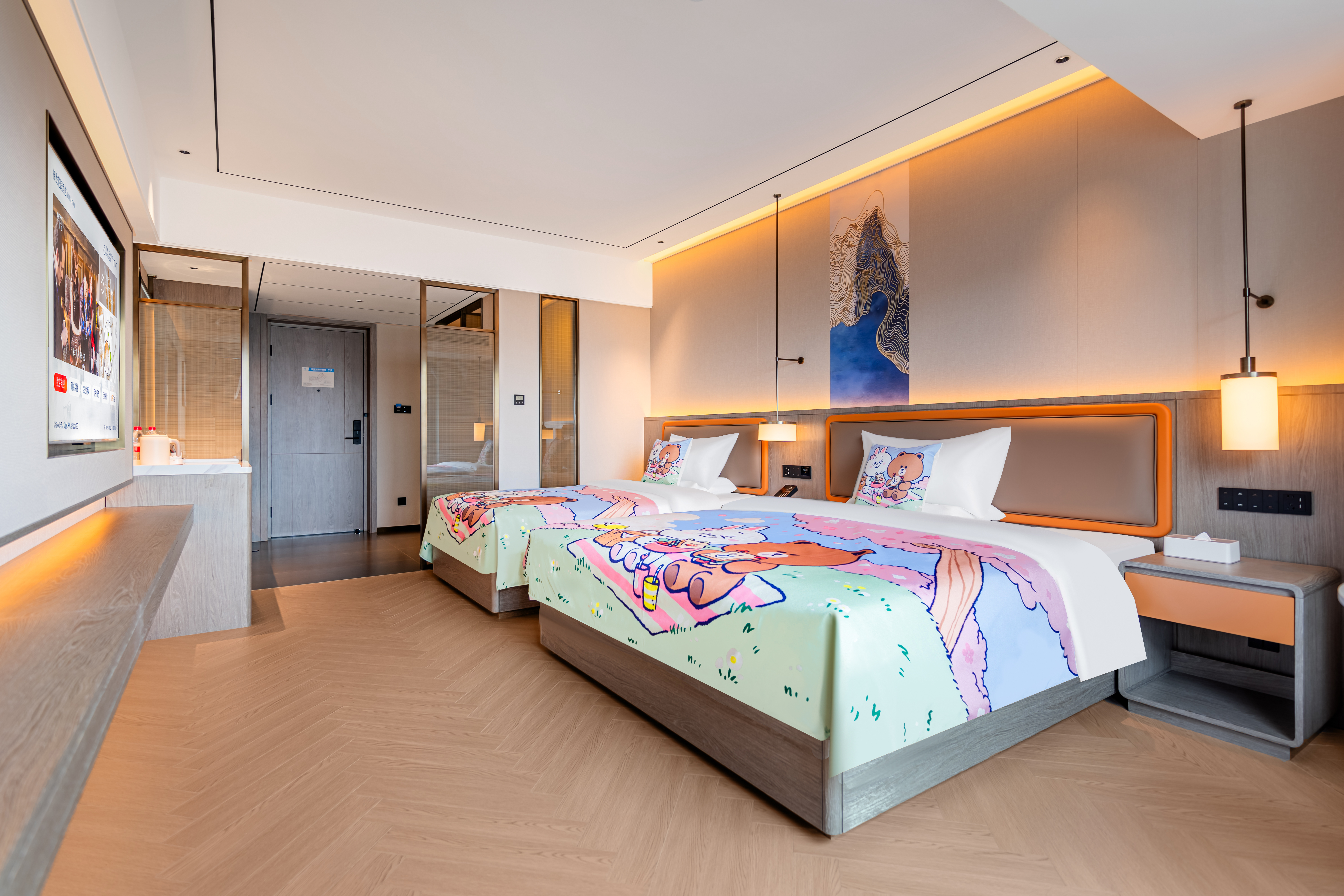 花园亲子主题双床房（小童帐篷+智能客控+mini吧）