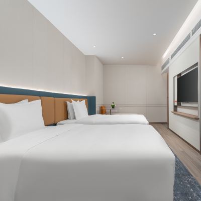 城市景觀雙床房（智能馬桶、衣帽間、高樓層景觀） 順德大良智選假日飯店（清暉園店）優惠