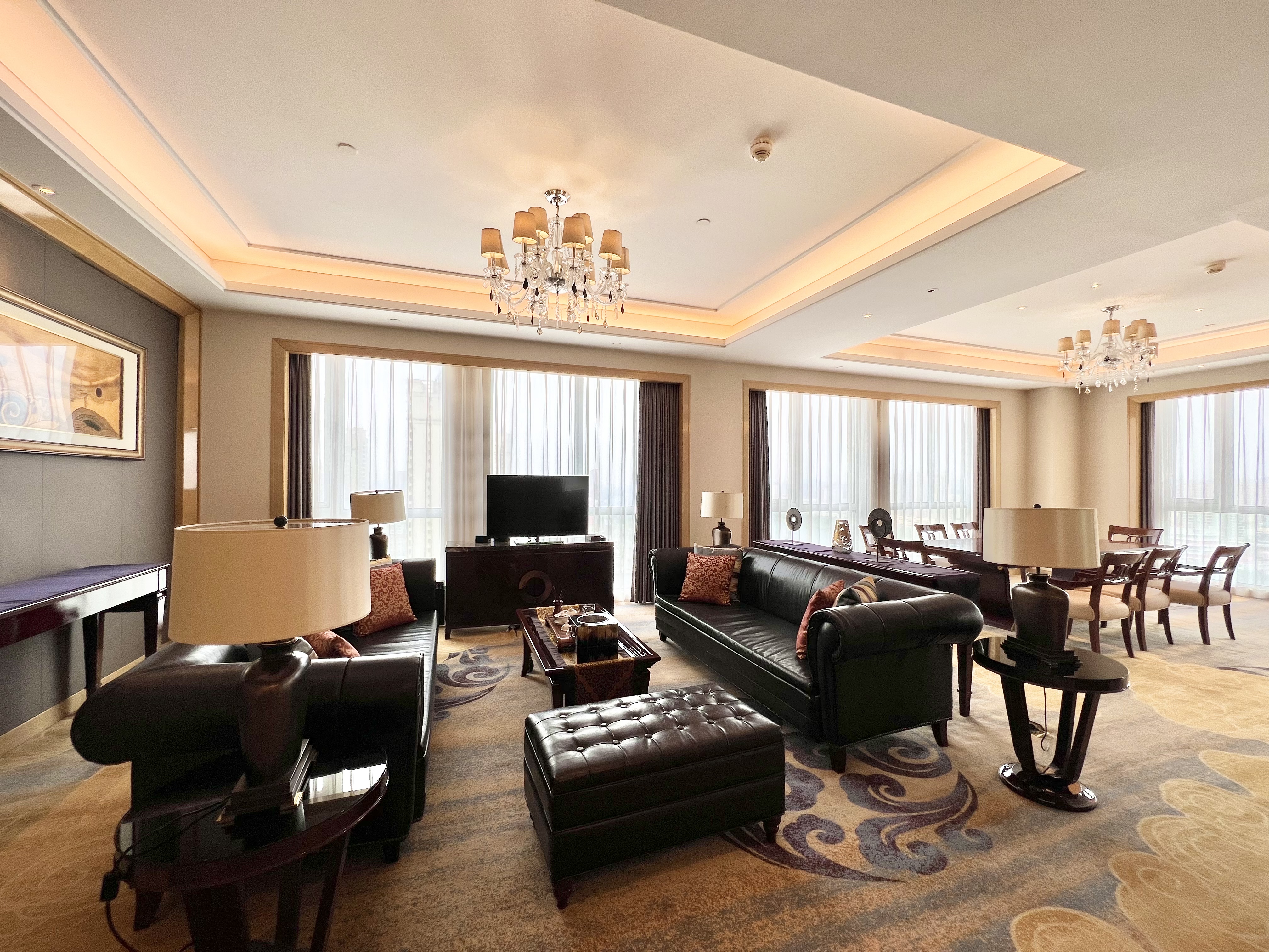 豪华套房（会客区+衣帽间+双衞）