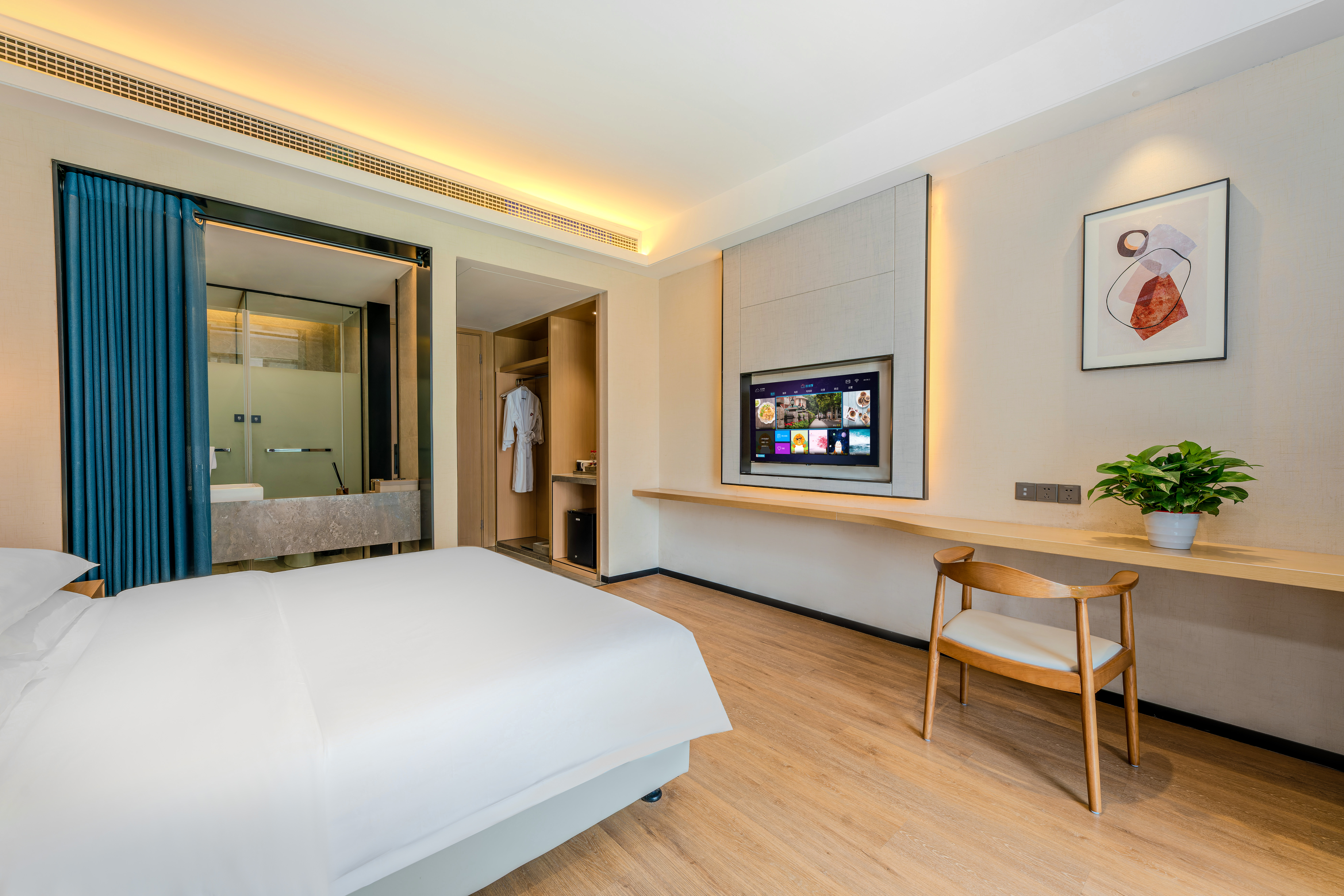 曼享舒适大床房（阳光露台）