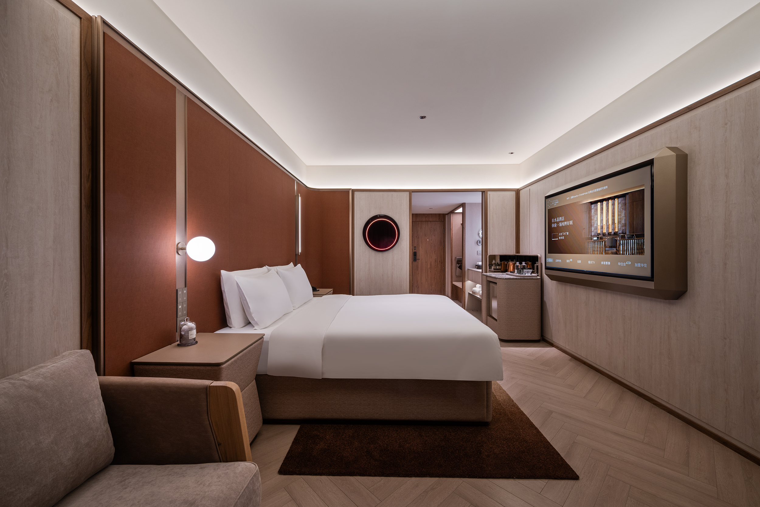 Crystal Orange (Beijing International Trade Jianguomen)城市观景大床房（高楼层、城市夜景、65寸投屏电视）