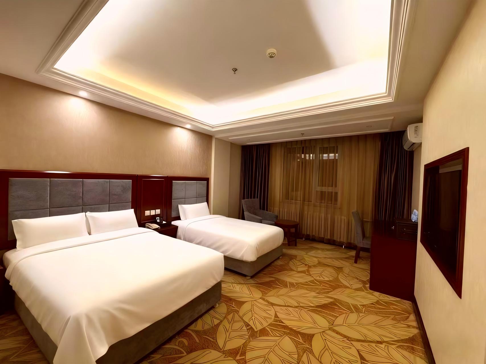 Riyueming · City Box Hotel (Dalian Railway Station Zhongshan Square Branch)City Box·内景标准间（释放脊椎床垫）